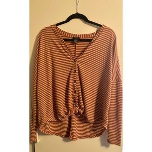 Rue 21 Long Sleeve Striped Shirt